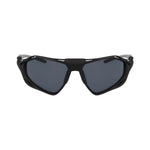 NIKE MOD. NIKE ZEUS RISE IF1120X unisex sunglasses with black frame and dark lenses, front view.