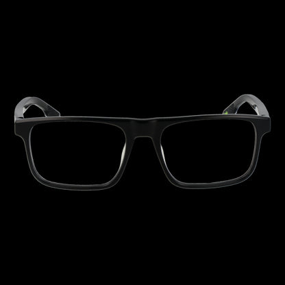 Front view of NIKE MOD. NK7161 54001 black frame glasses for gents against black background