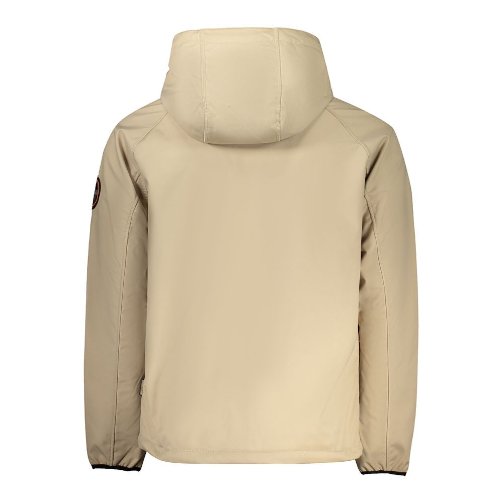 Napapijri Beige Polyester Men's Jacket