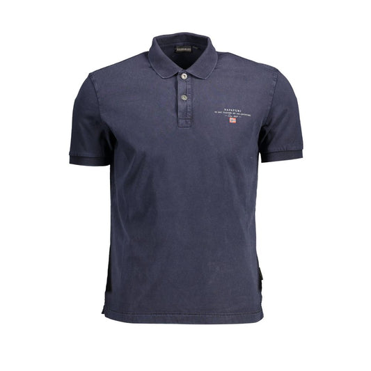 Napapijri Blu Cotton Men Polo