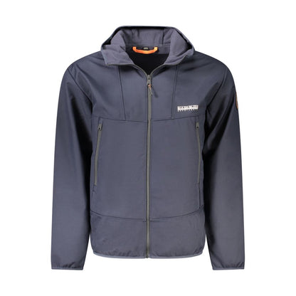 Napapijri Blu Polyester Men's Jacket 1728,67403481248,Blue,Clothing,Jackets & Coats - Clothing,Men,Napapijri,New with tags,S,Shell Jackets - Jackets & Coats - Clothing,XL,XXL