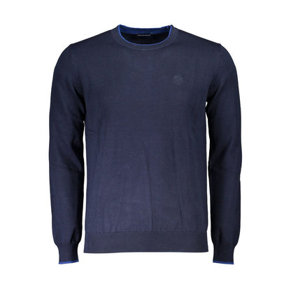 North Sails Blue Organic Cotton Men Sweater
