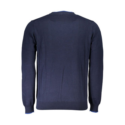 North Sails Blue Organic Cotton Men Sweater