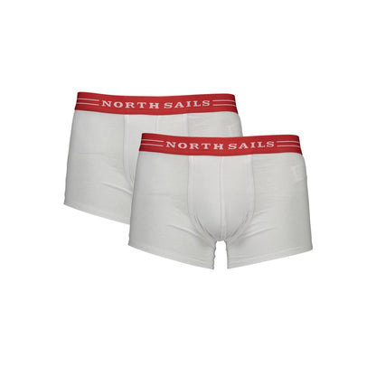 North Sails White Cotton Men's Boxer Briefs