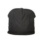 Norway 1963 Black Polyester Men Cap, stylish fleece winter accessory with logo, designed for comfort and warmth.