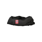 Norway 1963 Black Polyester Men Cap with logo, perfect for stylish cold-weather wear, featuring a sophisticated fleece design.