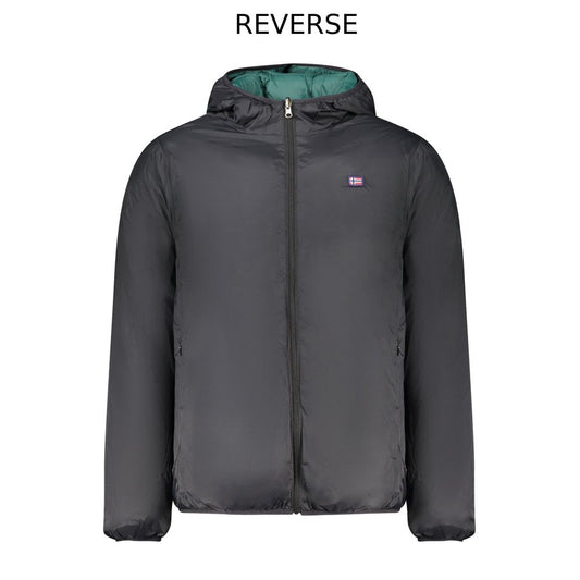 Norway 1963 Black Polyester Men's Reversible Jacket 1728,3XL,67403481248,Black,Clothing,Jackets & Coats - Clothing,L,M,Men,New with tags,Norway 1963,S,Shell Jackets - Jackets & Coats - Clothing,XL,XXL