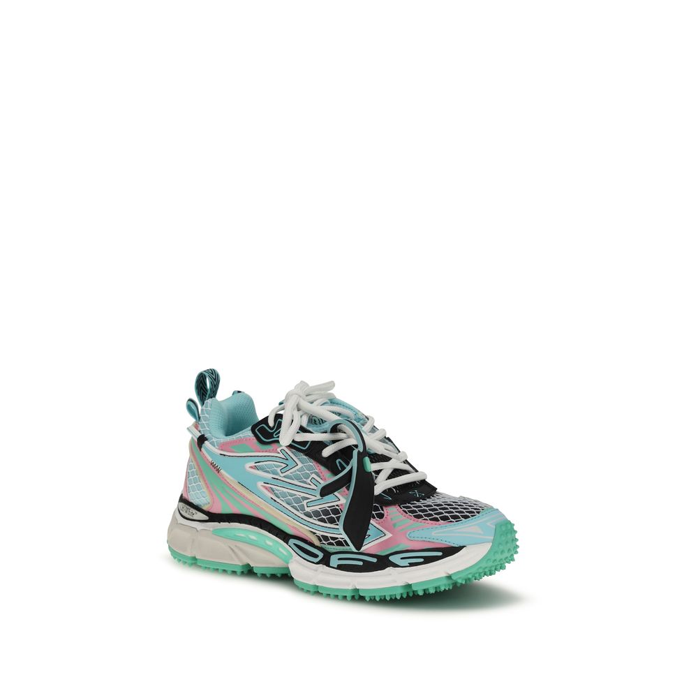 Off-White Multicolor Polyester Athletic Sneakers 1728,72470364320,Athletic - Sneakers - Shoes,EU41/US8,Men,Multicolor,New with tags,Off-White,Shoes,Sneakers - Shoes