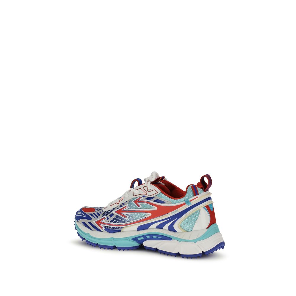 Off-White Multicolor Polyester Athletic Sneakers 1728,72470364320,Athletic - Sneakers - Shoes,EU41/US8,Men,Multicolor,New with tags,Off-White,Shoes,Sneakers - Shoes