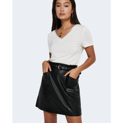 Only Black Polyester Mini Skirt 1728,71956299936,Black,Clothing,IT42|M,IT44|L,Mini - Skirts - Clothing,New with tags,Only,Skirts - Clothing,Women