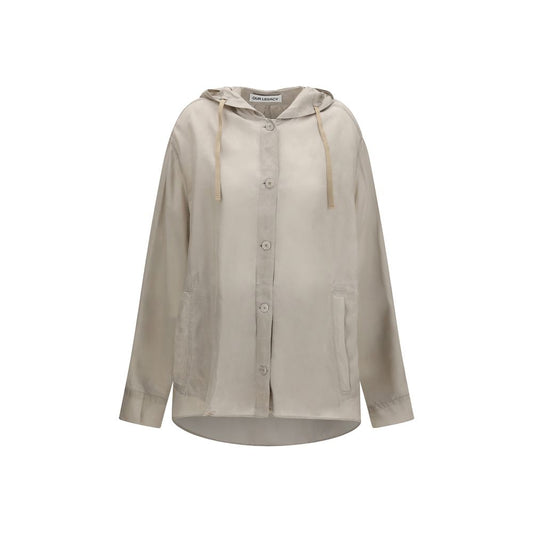 Our Legacy Gray Copper Shell Jacket 1728,72470364320,Clothing,Gray,IT36 | XS,IT38 | S,Jackets & Coats - Clothing,New with tags,Our Legacy,Shell Jackets - Jackets & Coats - Clothing,Women