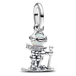 PANDORA CHARMS Mod. SKIER DANGLE DESIGNER FASHION JEWELLERY