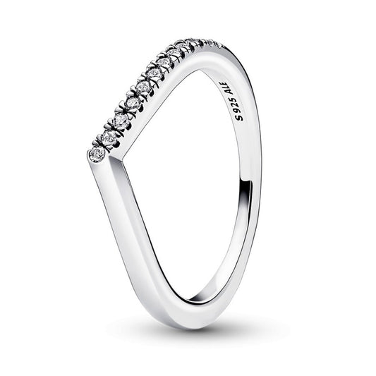 PANDORA JEWELS Mod. PANDORA TIMELESS WISH HALF SPARKLING - RING - Size 58