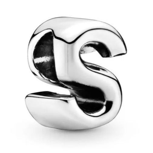 PANDORA Mod. MOMENTS ALPHABET LETTER S CHARM