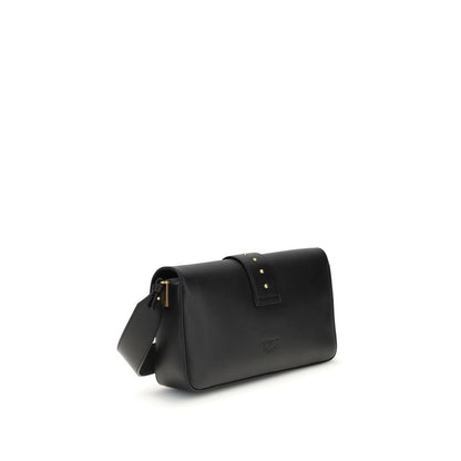 PINKO Black Calf Leather Bos Taurus Wallet