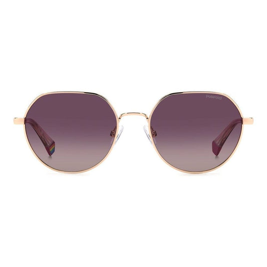POLAROID MOD. PLD 6236_S_X unisex metal sunglasses with purple gradient lenses.