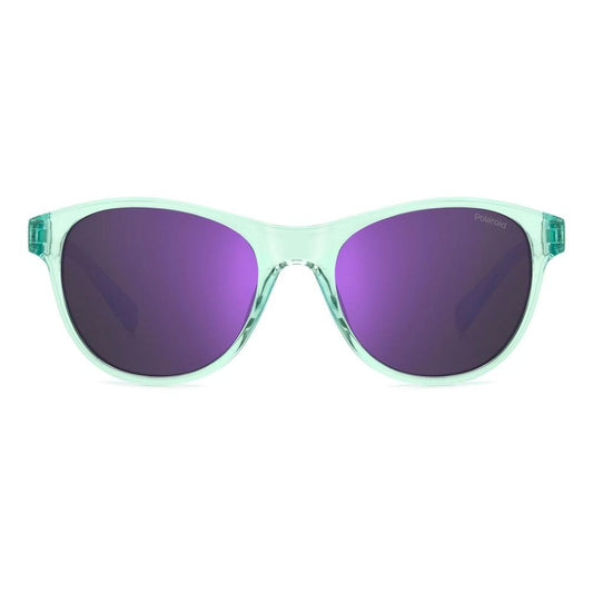 POLAROID MOD. PLD 8066_S unisex sunglasses made of polycarbonate with purple lenses.