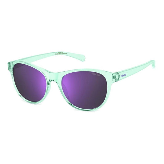 POLAROID MOD. PLD 8066_S unisex sunglasses in polycarbonate with purple lenses.