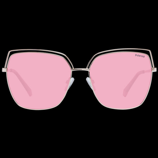 POLAROID MOD. PLD 4093_S 59DDB_0F stylish cat-eye sunglasses for women with pink lenses and metal frame.