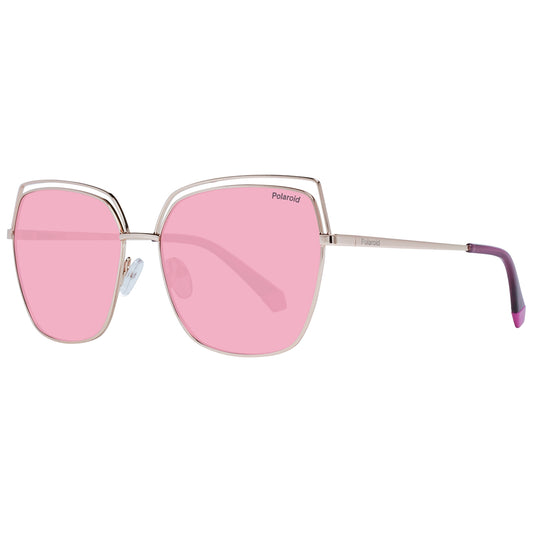 POLAROID MOD. PLD 4093_S 59DDB_0F sunglasses for ladies with pink lenses and gold frame.