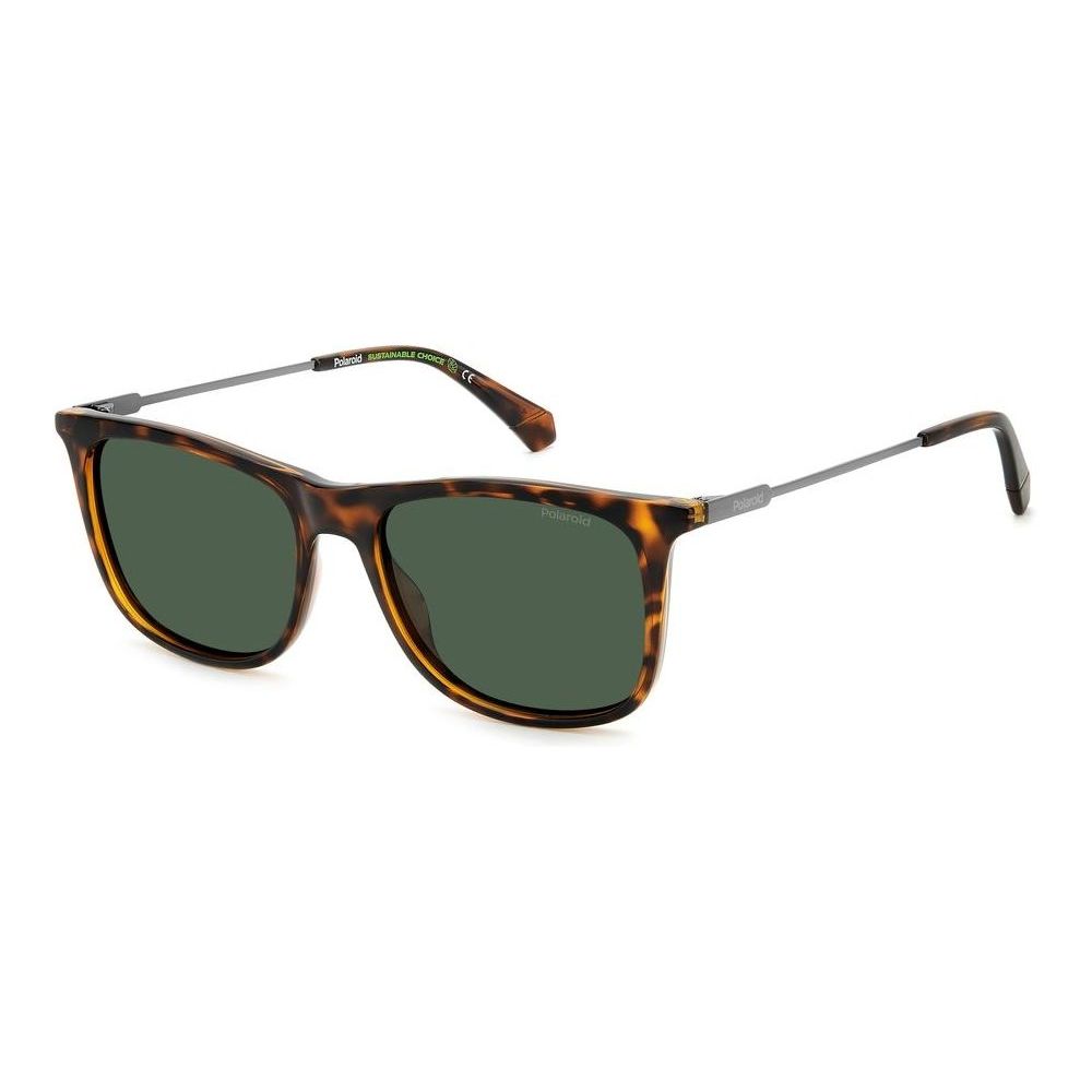 POLAROID MOD. PLD 4145_S_X tortoise shell sunglasses for gentlemen with green lenses and sleek design
