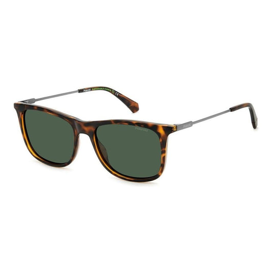 POLAROID MOD. PLD 4145_S_X tortoise shell sunglasses for gentlemen with green lenses and sleek design