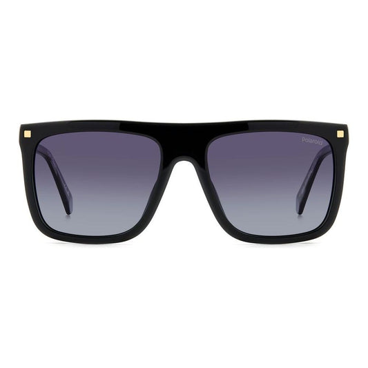 POLAROID MOD. PLD 4166_S_X acetate sunglasses for men, stylish black frame with gradient lenses, ideal accessory for modern fashion.