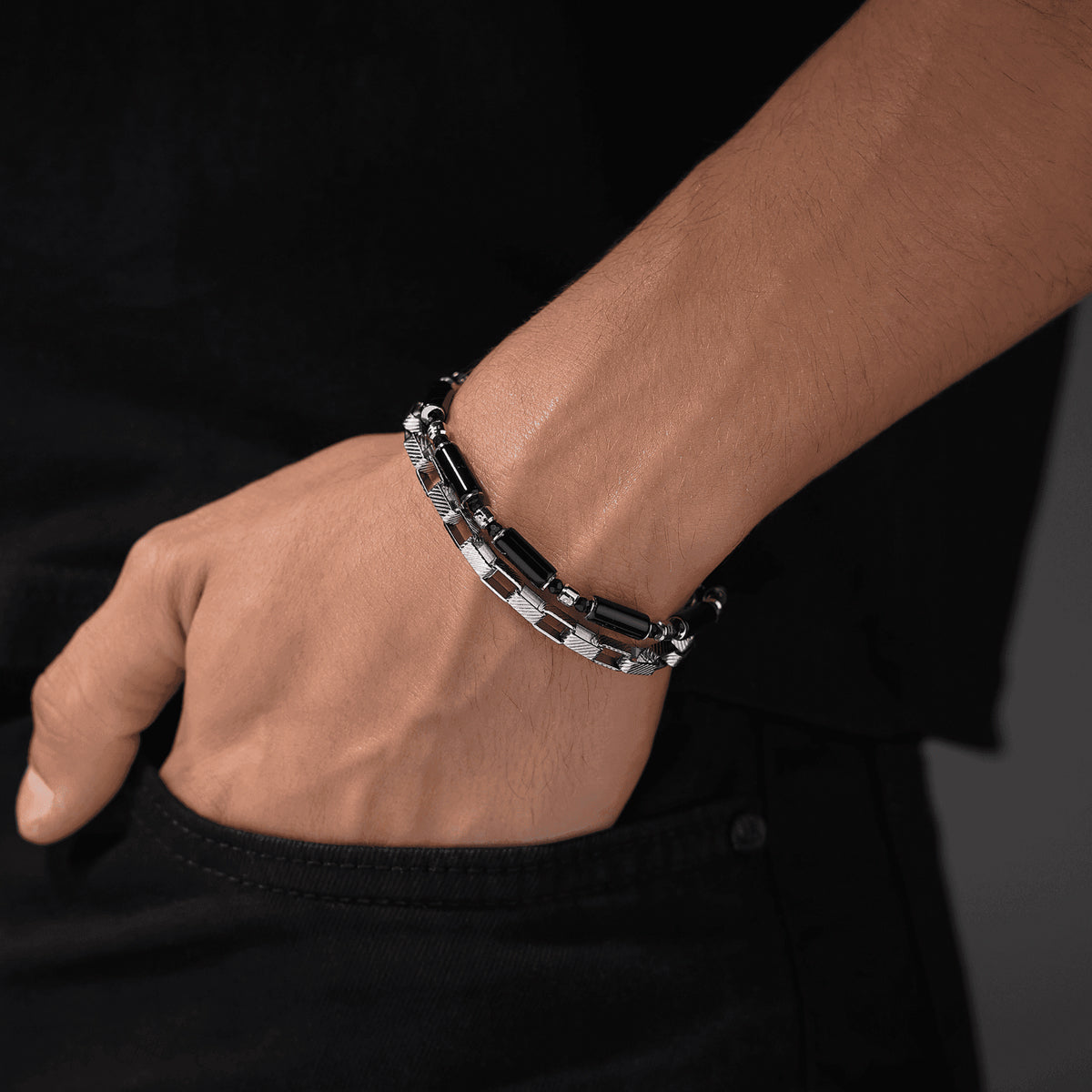 POLICE JEWELS JEWELRY Mod. PEAGB0037301 DESIGNER FASHION JEWELLERY
