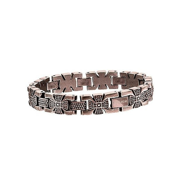 POLICE JEWELS JEWELRY Mod. PJ25711BSEBR01-S DESIGNER FASHION JEWELLERY