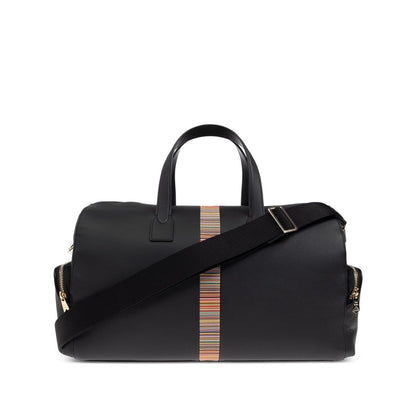 Paul Smith Leather 'Signature Stripe' Trim Holdall