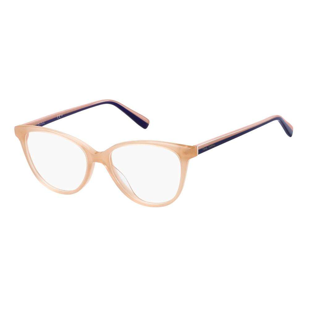 Pierre Cardin Beige Acetate Frames for women, P.C.-8487-FWM, nude color, 52/16/140 mm, stylish eyewear made from acetate material.