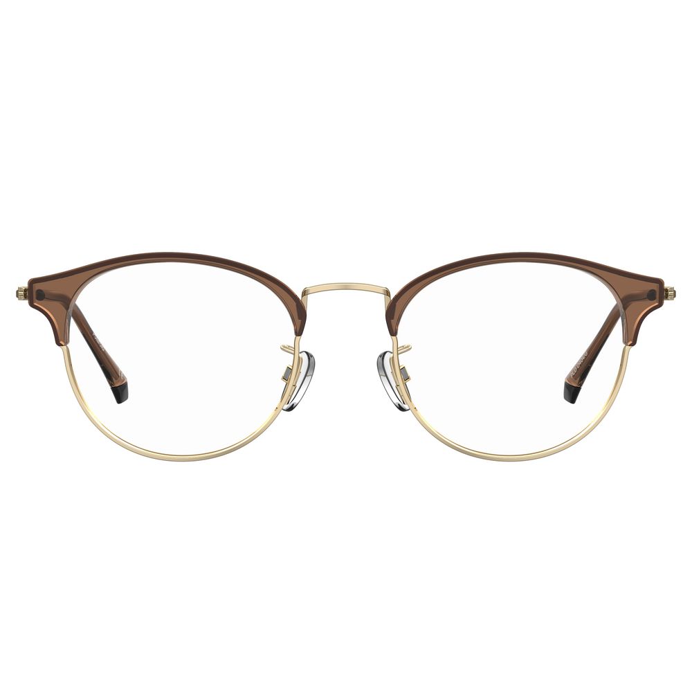 Polaroid Brown Metal Frames GLASSES POLAROID Unisex PLDD404G09Q with 51/21/145 mm dimensions and metal material in brown color.