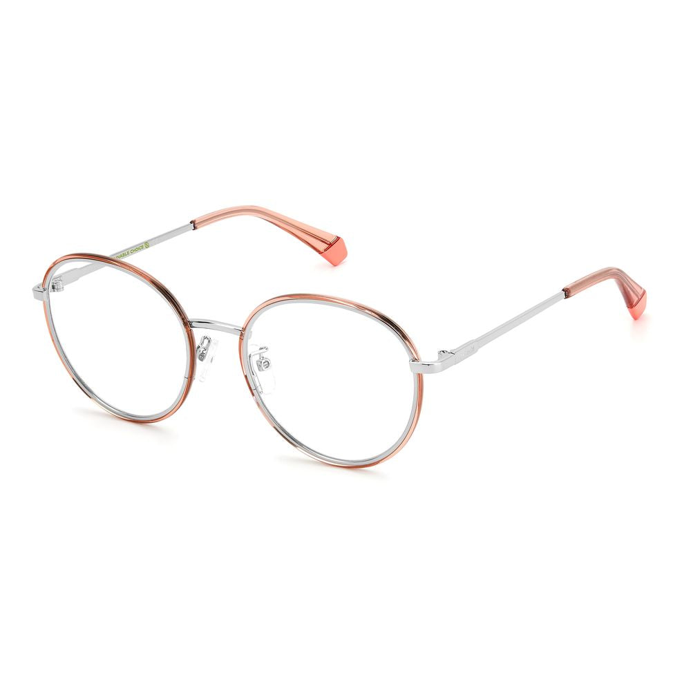 Polaroid Orange Metal Frames, women's glasses, model PLDD438G9F6, metal material, peach palladium color, size 52/19/145mm