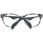 Police Elegant Grey Full-Rim Women's Eyeglasses, chic grey design, durable plastic frame, stylish eyewear for modern fashion.