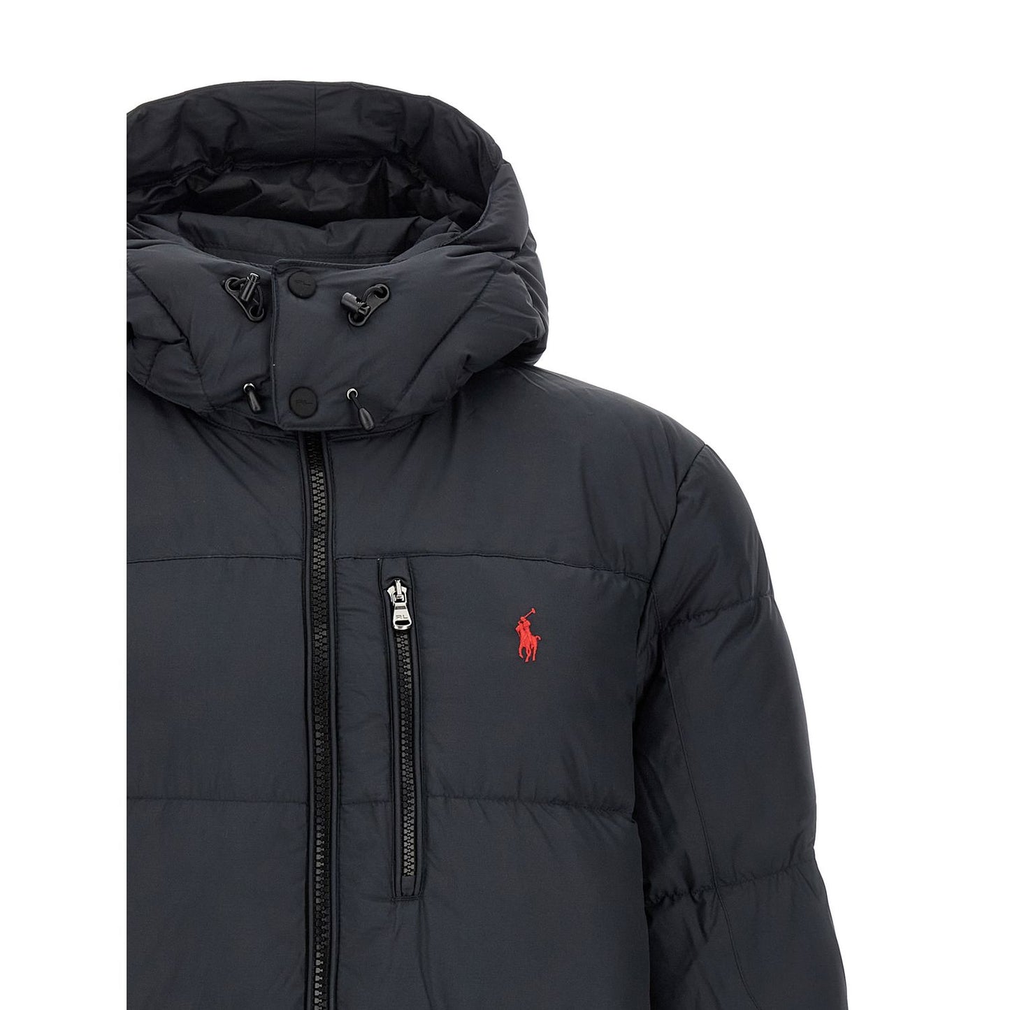 Polo Ralph Lauren Black Polyester Full-Length Jacket