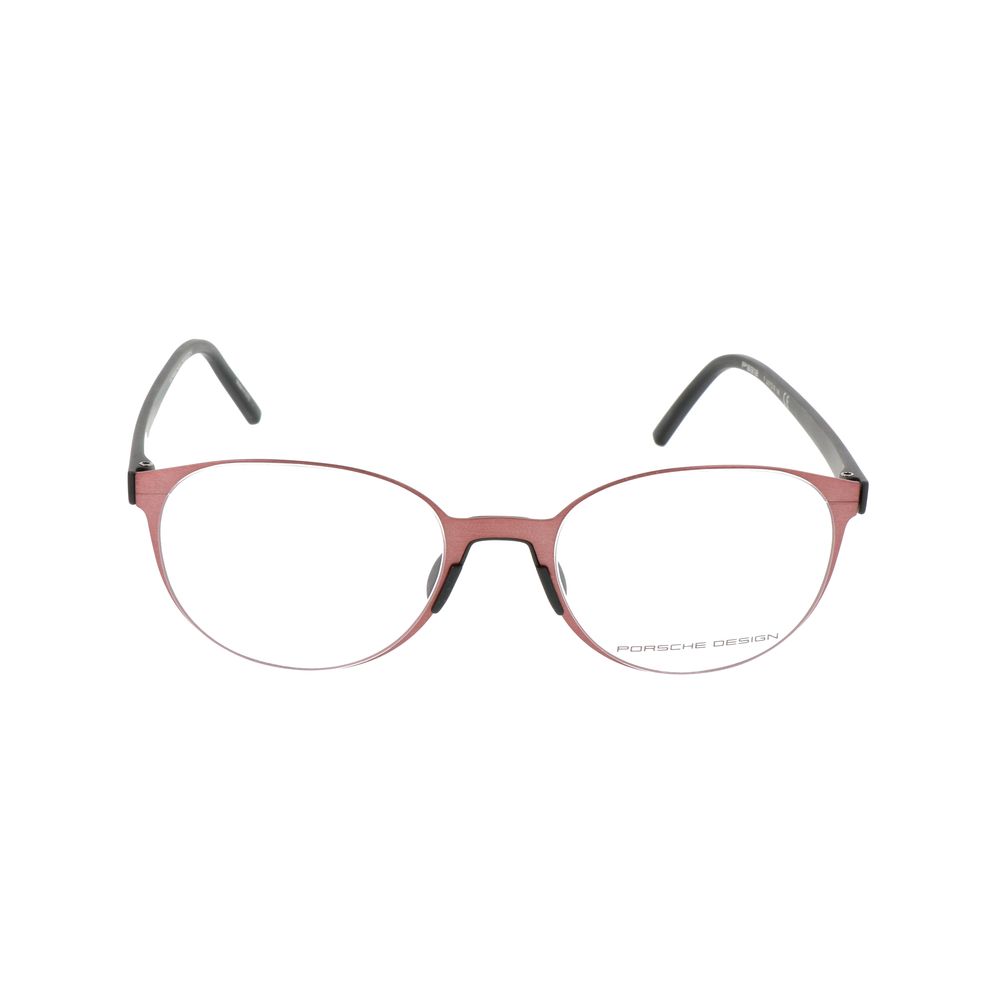 Porsche Design Burgundy Metal Frames unisex glasses P8312F with 51/19/140mm dimensions in burgundy color.