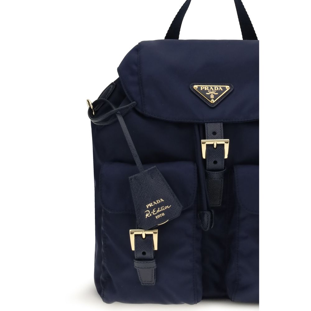 Prada Black Nylon Backpack 1728,72470364320,Backpacks - Bags,Bags,Black,Men,New with tags,Prada