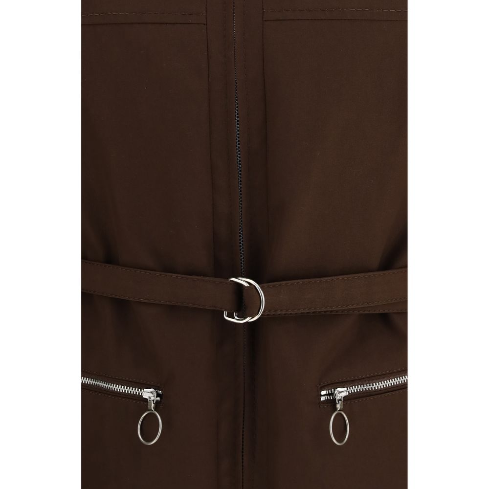 Prada Brown Polyester Shell Jacket