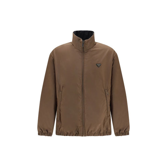 Prada Multicolor Recycled Polyamide Full-Length Jacket