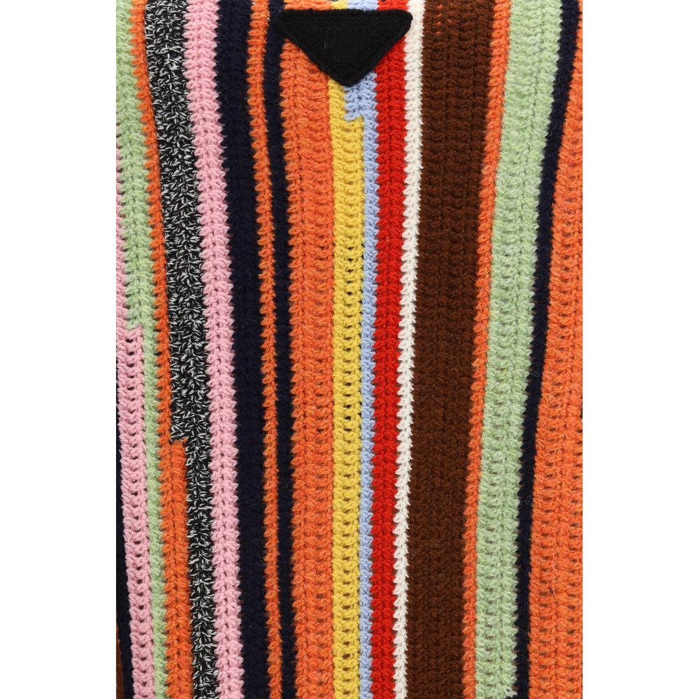 Prada Multicolor Wool Sweatshirt 1728,72470364320,Clothing,IT50 | L,Men,Multicolor,New with tags,Prada,Sweaters - Clothing,Sweatshirts - Sweaters - Clothing