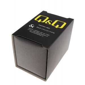 Official box packaging for Q&Q ATTRACTIVE Mod. QA20J205Y wristwatch.