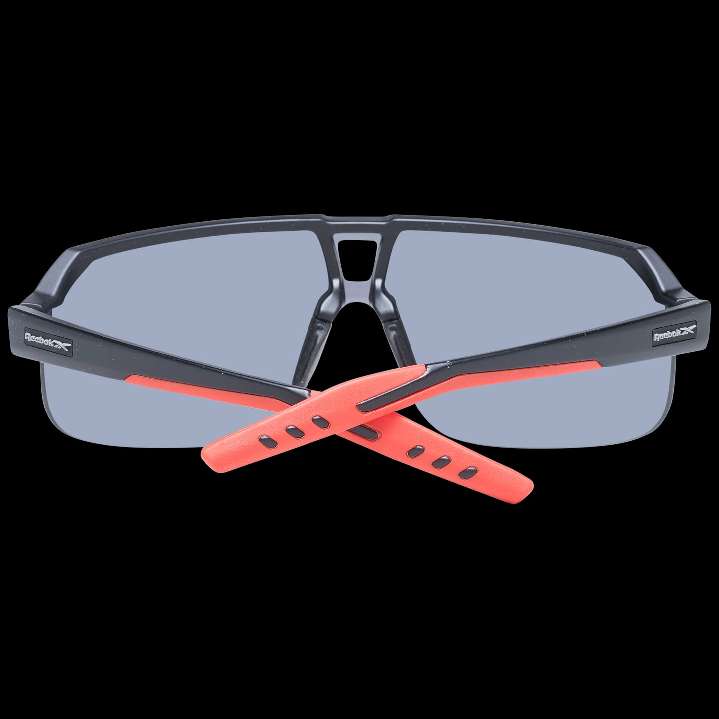 Black and red Reebok unisex sunglasses, model REEBOK MOD. RV4322 13803 with sleek design and comfortable fit.