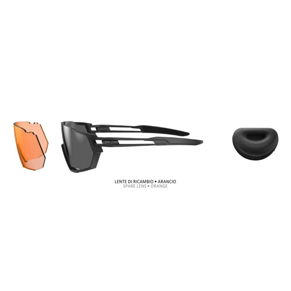 SALICE MOD. SALICE 029 unisex plastic sunglasses with spare orange lens