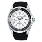 SEIKO PROSPEX Mod. DIVER'S 200M watch with black rubber strap and white dial