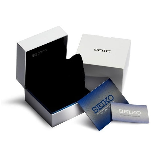 SEIKO WATCHES Mod. SSB349P1 official packaging box with warranty cards.