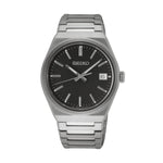 SEIKO WATCHES Mod. SUR557P1 stainless steel quartz wristwatch, 38.5mm case, 10 ATM water resistance, sapphire dial, SS bracelet.