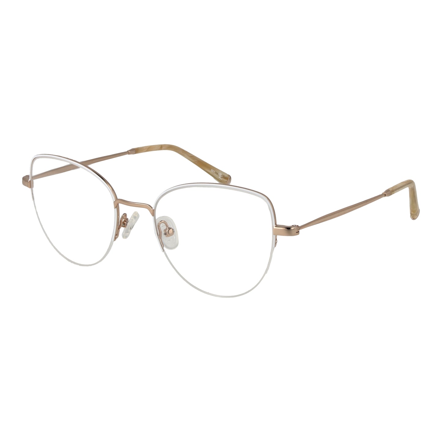 SIGNATURE MOD. ML1904 011 lady's eyeglasses with elegant gold frame and clear lenses.