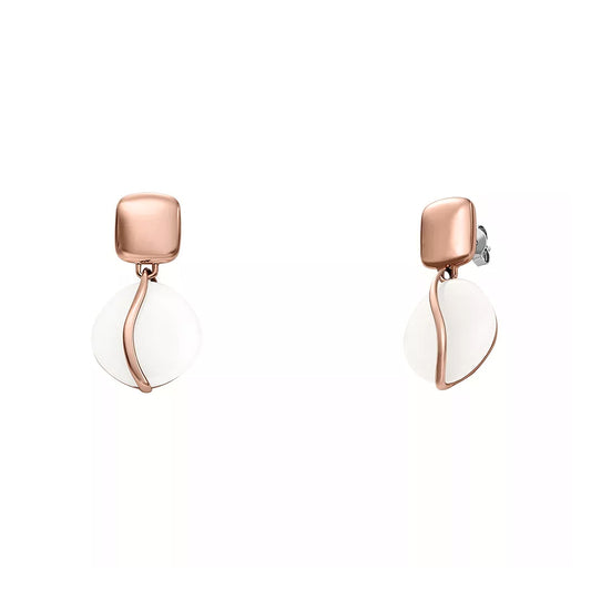 SKAGEN DENMARK JEWELS JEWELRY Mod. SKJ1816791 earrings, showcasing rose gold accents and elegant design.