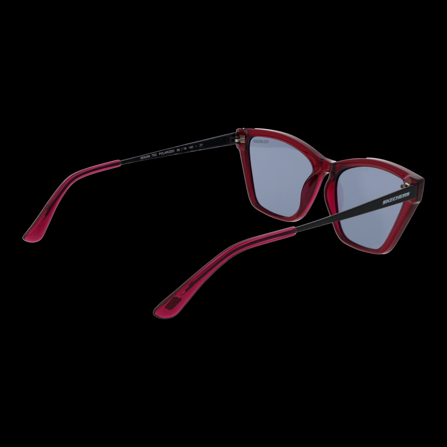 Lady's sunglasses SKECHERS MOD. SE6286 5675D with red frames and dark lenses