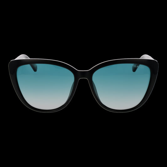 SKECHERS MOD. SE6294 5501D women's sunglasses with gradient blue lenses and stylish black frame, front view